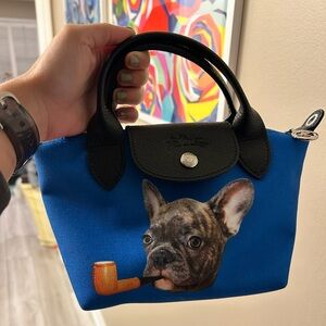 Longchamp x Toiletpaper Le Pliage Limited Edition XS Crossbody Bag